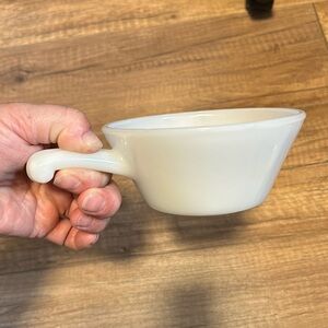 Milk Glass Fire King Soup Bowls Anchor Hocking